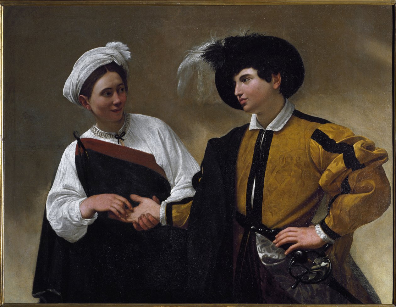 Der Wahrsager von Michelangelo Merisi da Caravaggio