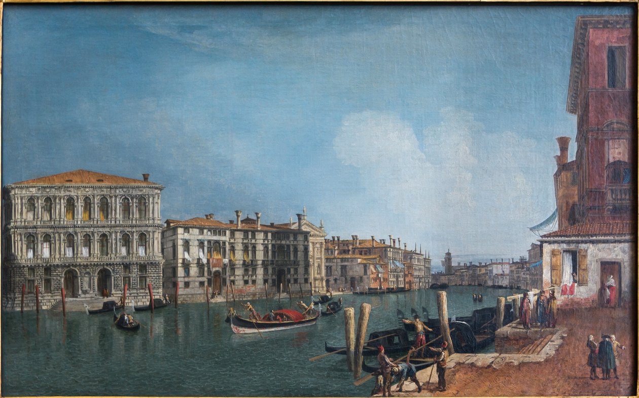 Blick auf den Canal Grande in der Nähe von Cà Pesaro von Michele Marieschi