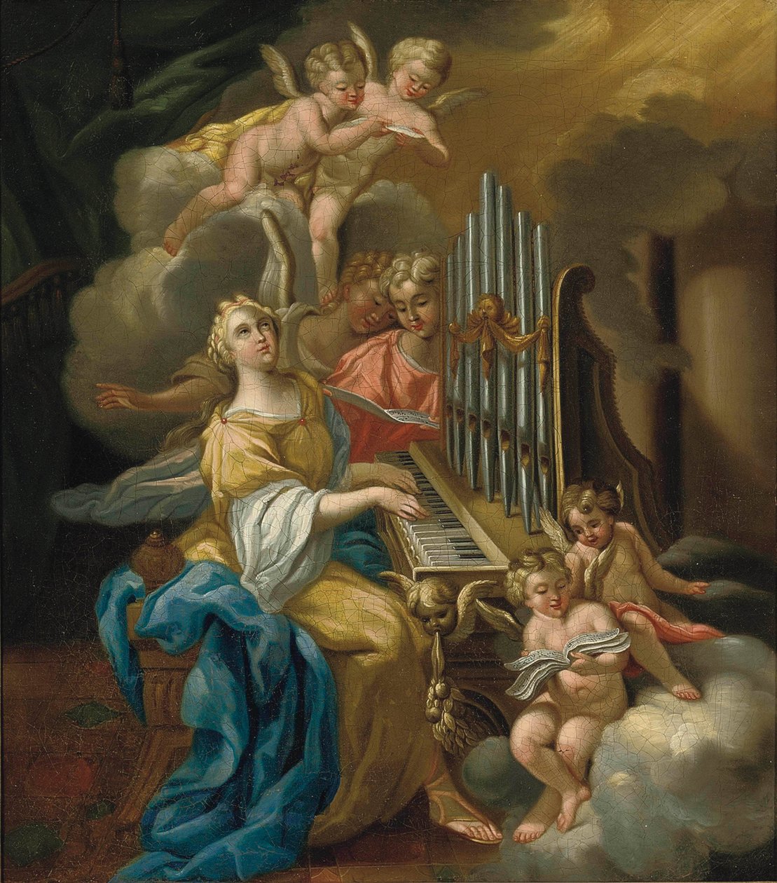 Heilige Cäcilia von Michele Rocca