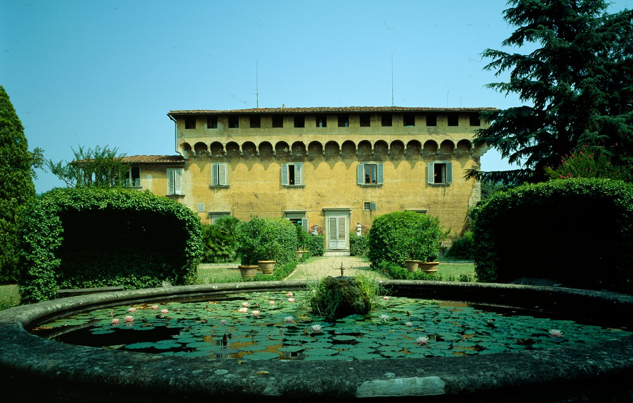Villa Medicea di Careggi, begonnen 1459 von Michelozzo di Bartolommeo