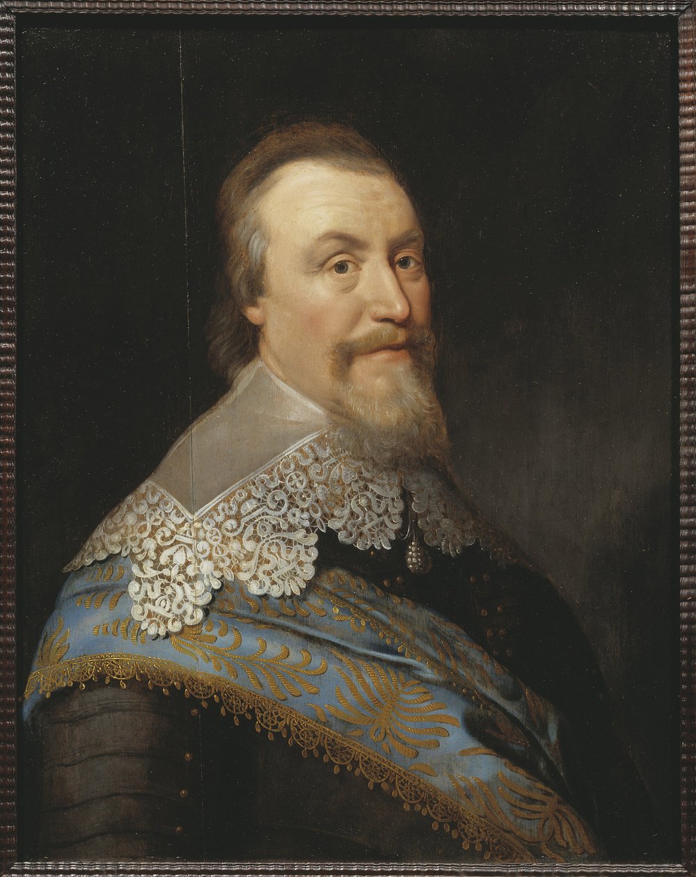 Porträt von Graf Axel Oxenstierna von Michiel Jansz. van (studio of) Miereveld