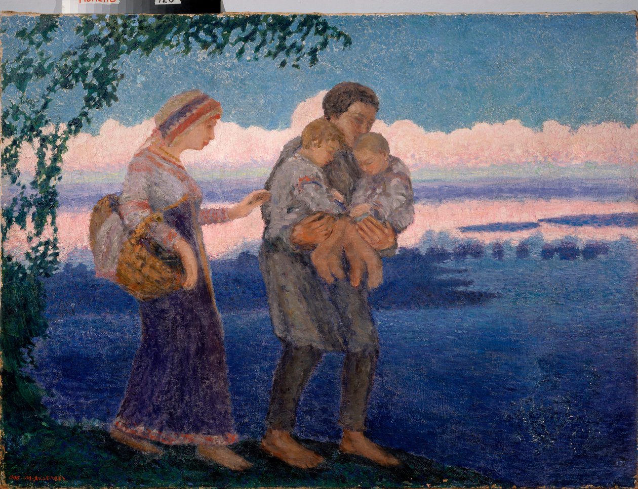 Abendliche Heimkehr von Mikhail Nikolayevich Yakovlev