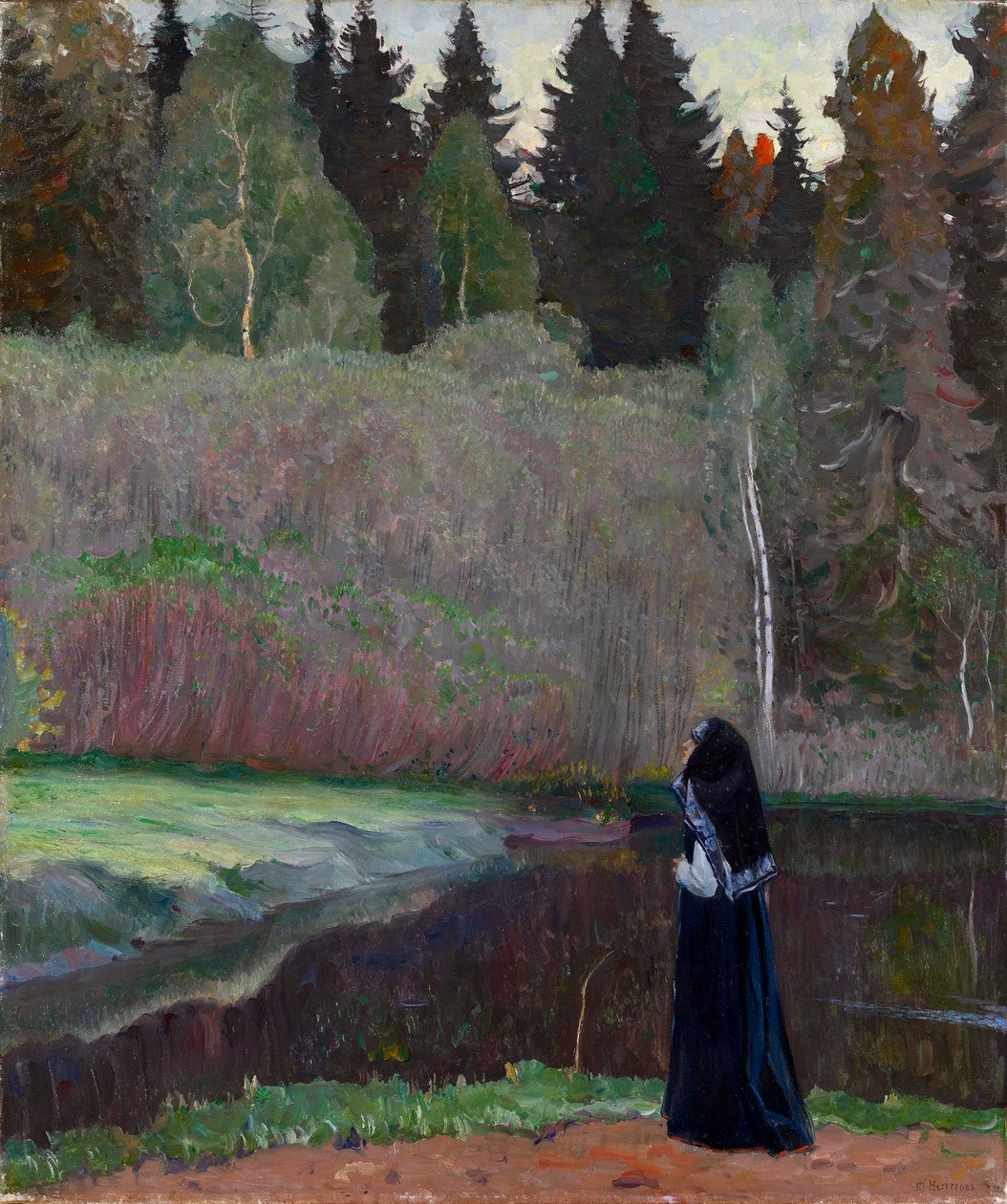 Der Gesang der Nachtigall von Mikhail Vasilievich Nesterov