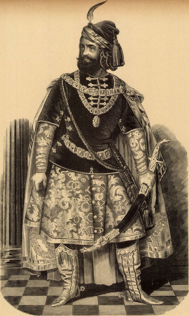 Lendvay Márton als Bánk Bán (Barabás Miklós, 1856) von Miklós Barabás