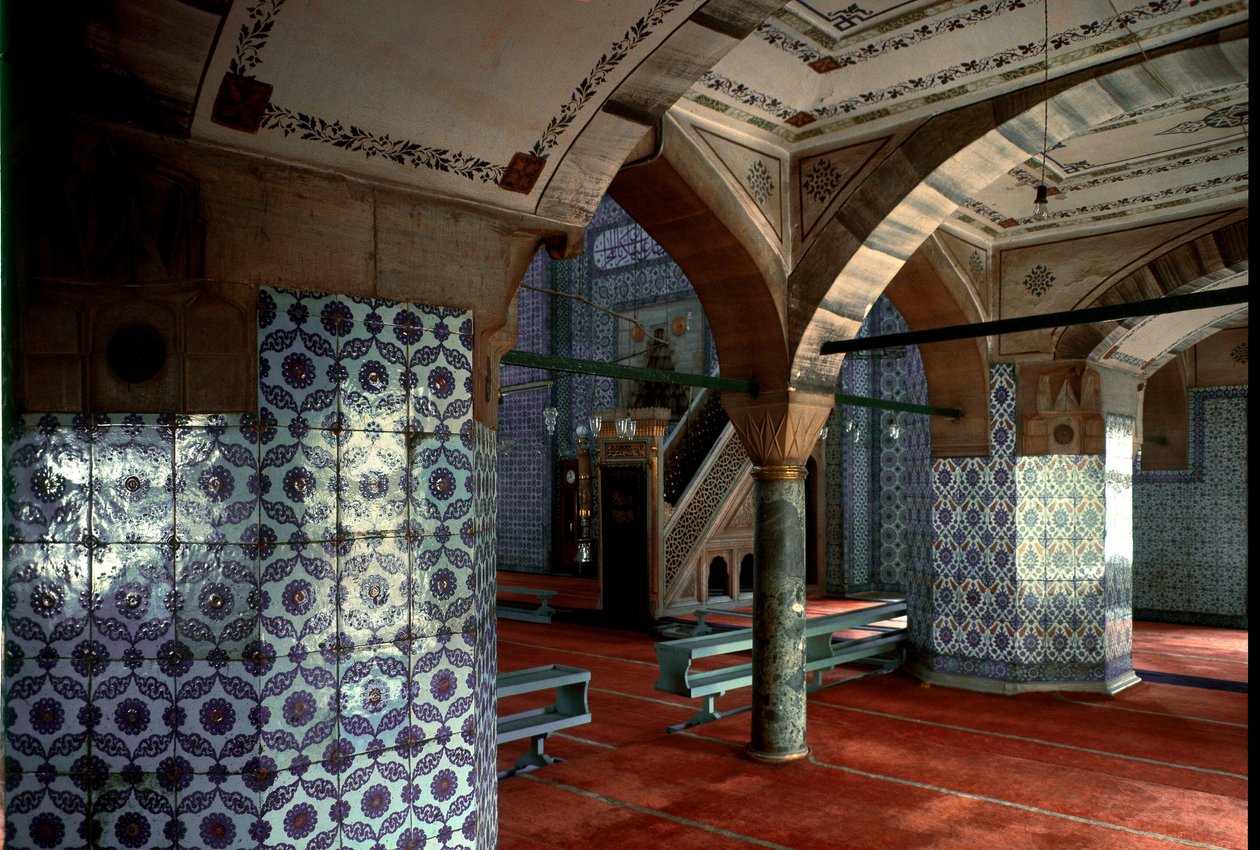 Innenansicht der Rustem-Pascha-Moschee (1560-1564) von Mimar Sinan