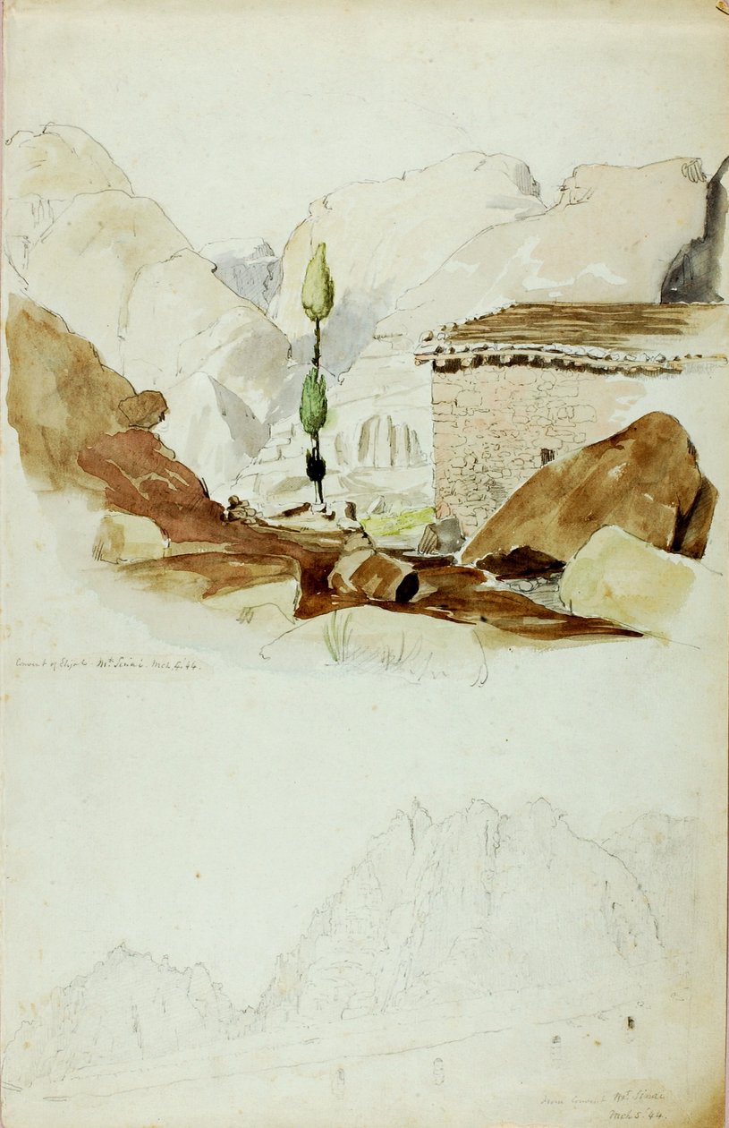 Kloster des Elias, Berg Sinai von Miner Kilbourne Kellogg