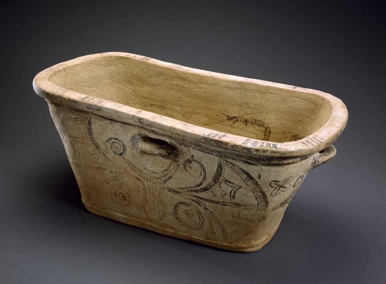 Larnax (Badewanne und Sarg) oder "Aschenkiste" von Minoan