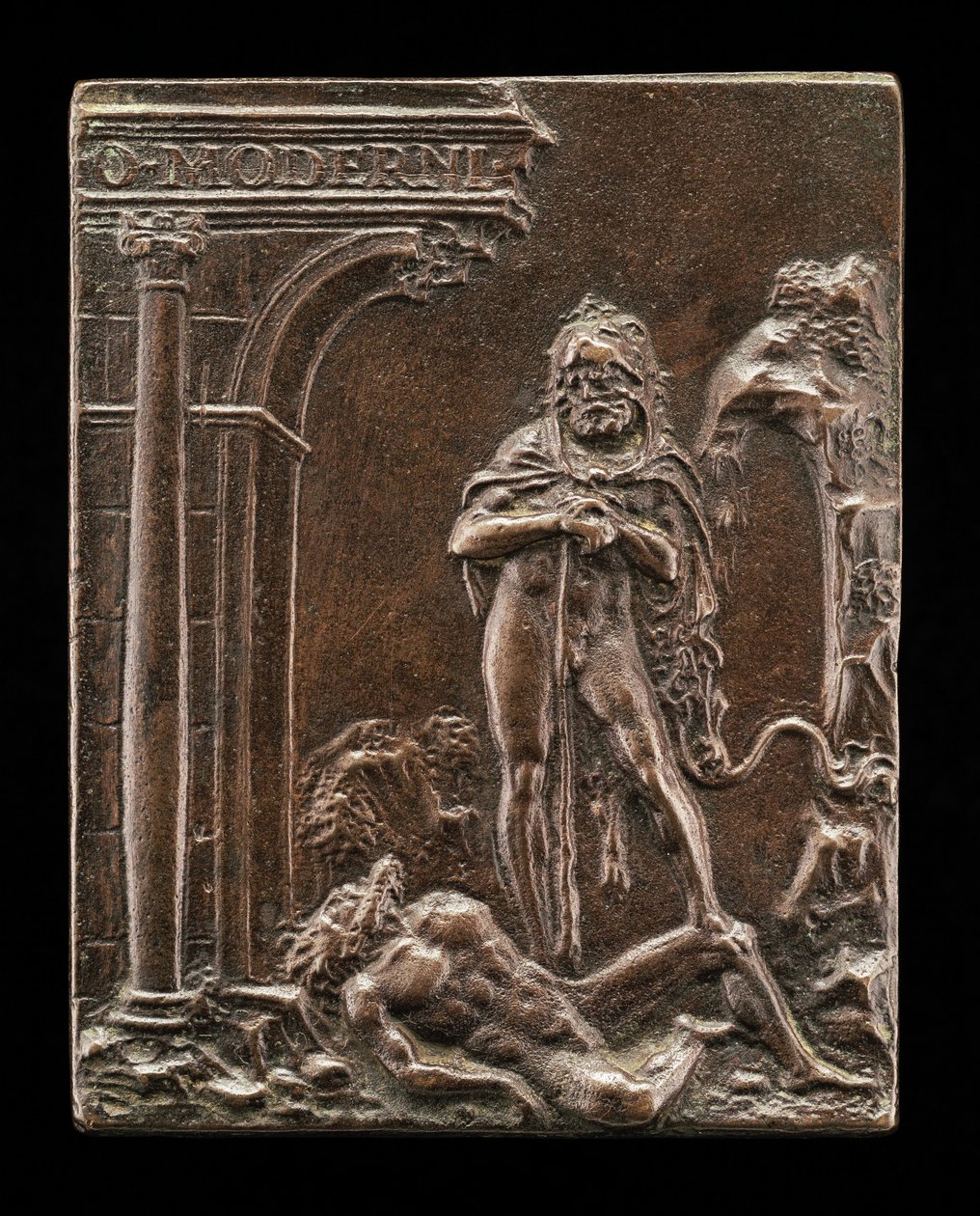 Herkules triumphiert über Antäus von Moderno