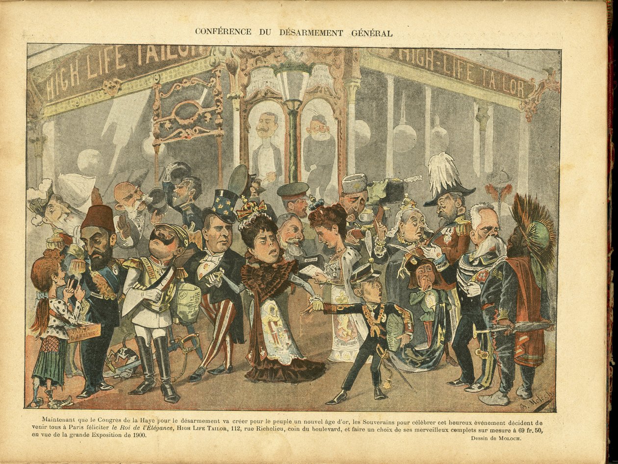 Illustration von Moloch (1849-1909) in Le Rire von Moloch
