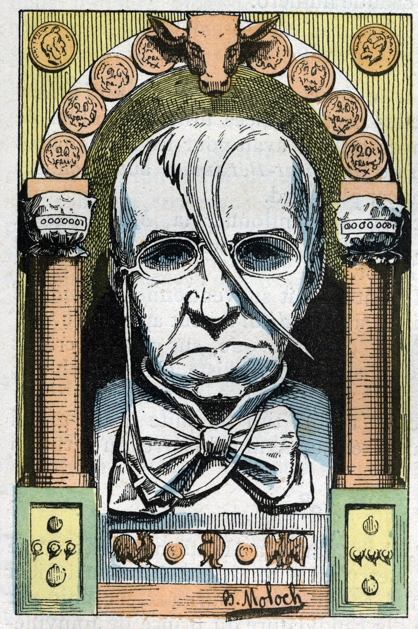 Porträt von Émile de Girardin, französischer Journalist, Publizist und Politiker 1806-1881 von Moloch
