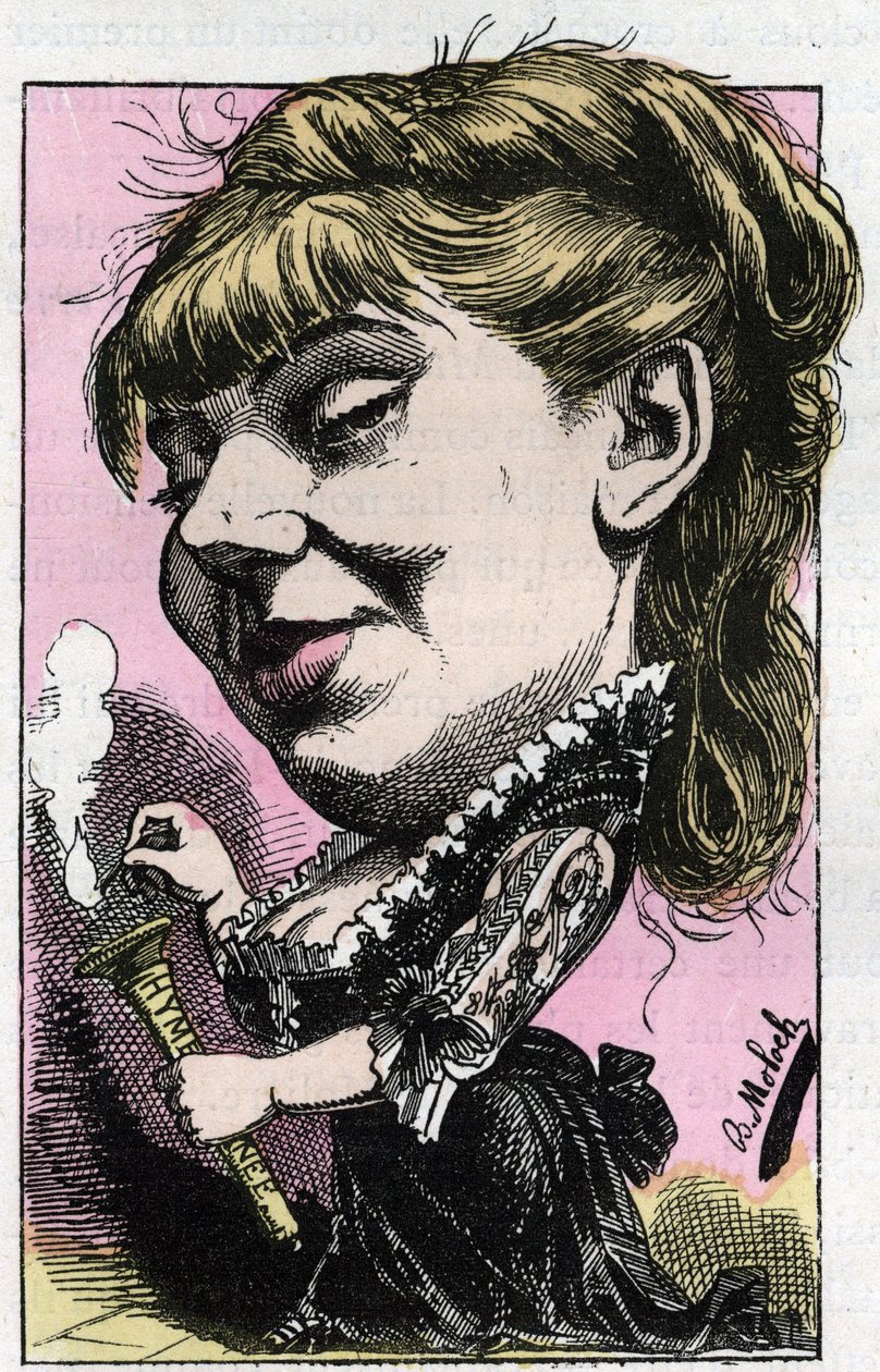 Porträt von Sophie Croizette (1847-1901), Mitglied der Comédie-Française von Moloch