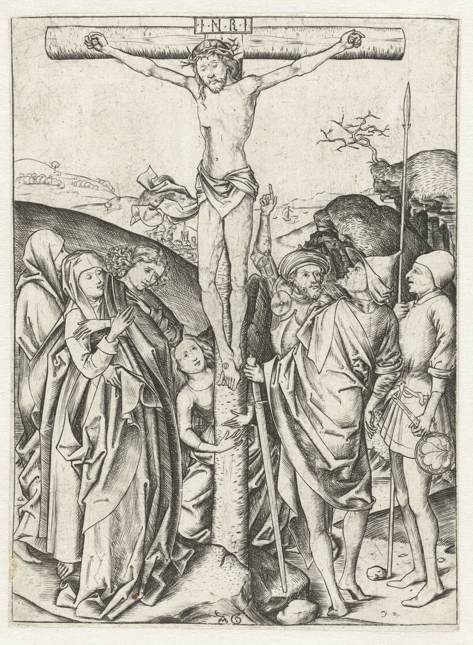 Christus am Kreuz von Monogrammist AG