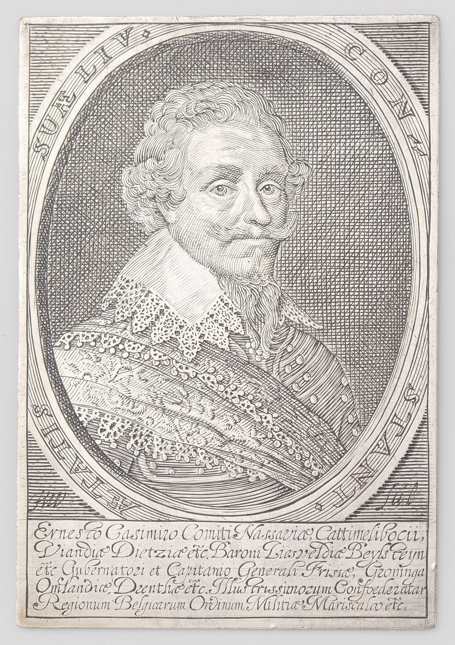 Porträt von Ernst von Nassau von Monogrammist HW