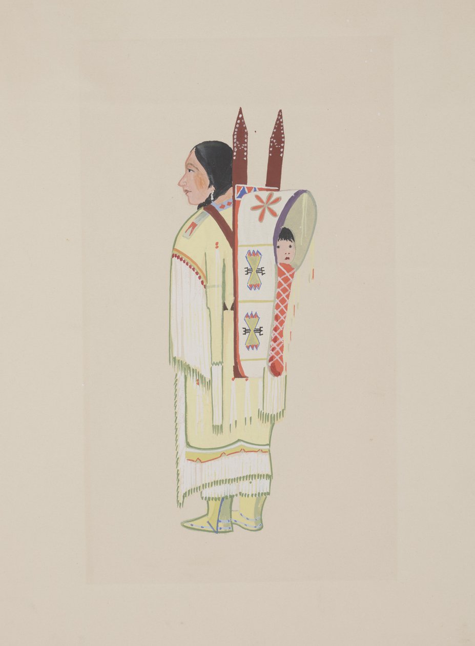Kiowa Squaw, ca. 1934 von Monroe Tsatoke