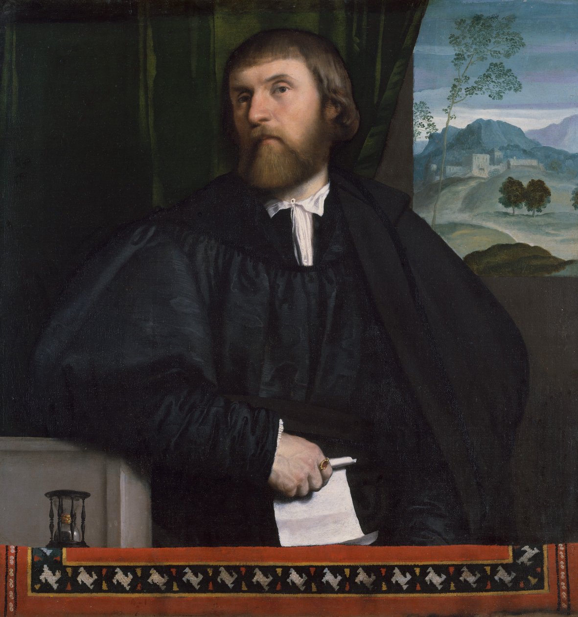 Porträt eines Mannes, ca. 1520-25 von Moretto da Brescia