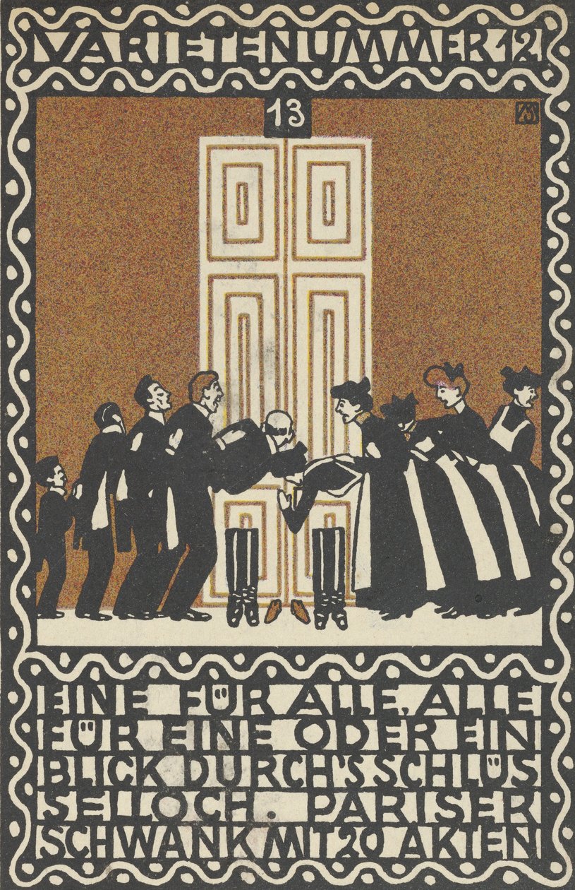 Varieté-Nummer 12: Einer für alle, alle für einen oder ein Blick durch das Schlüsselloch von Moritz Jung