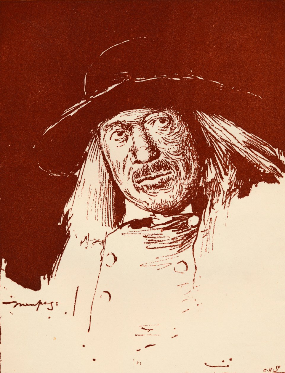 Ein bretonischer Bauer, ca. 1898 von Mortimer Ludington Menpes