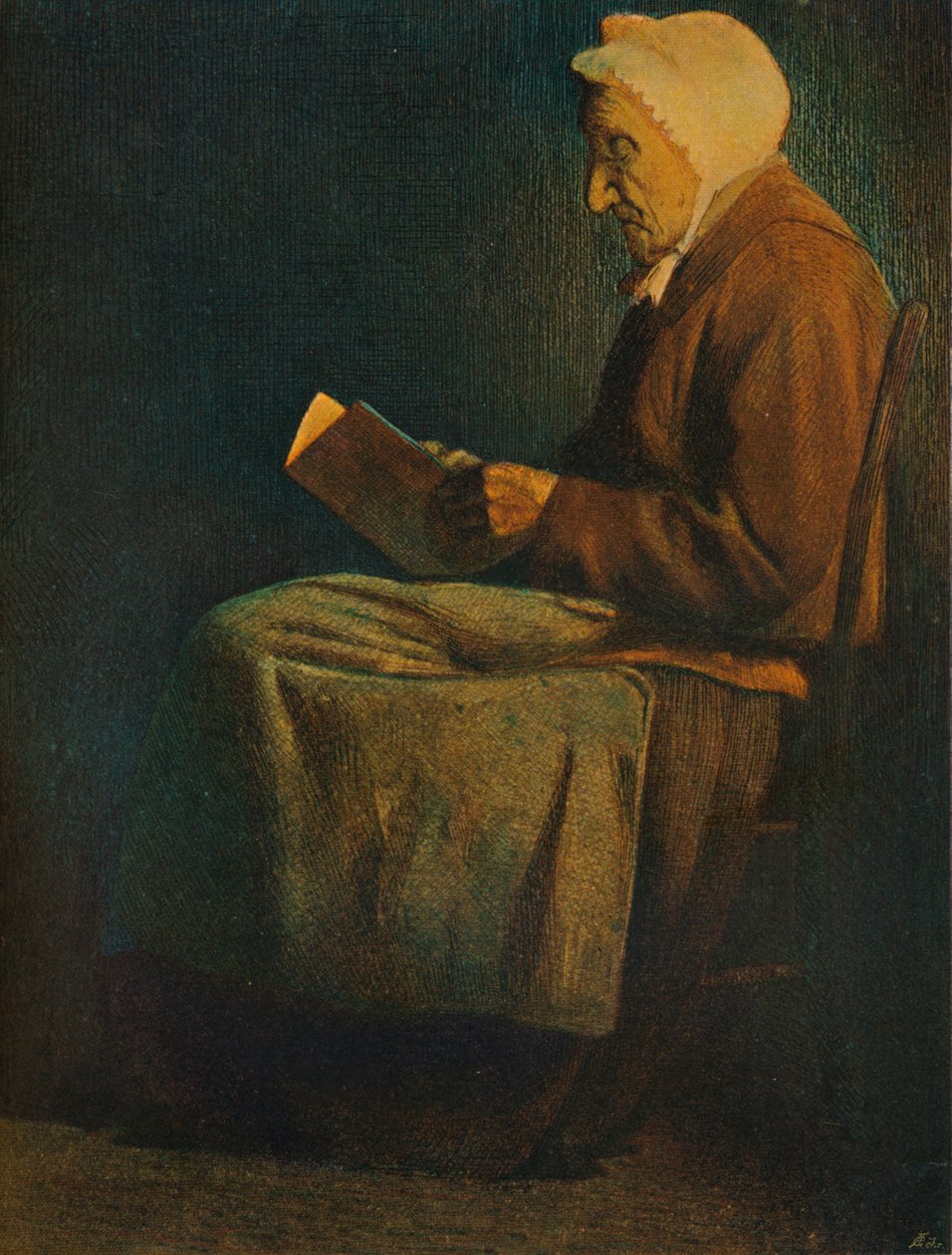 Aus einer Farbradierung. Von Mortimer Menpes, 19. Jahrhundert von Mortimer Ludington Menpes