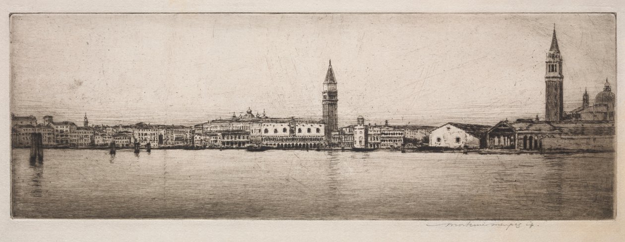 Markusbecken, Venedig von Mortimer Menpes