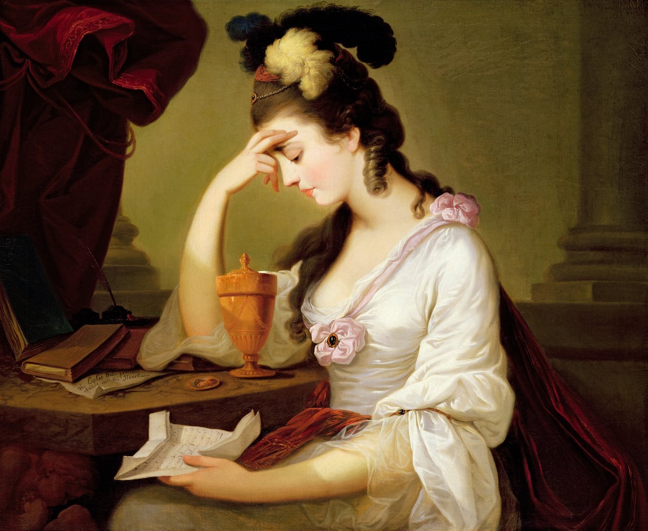 Sigismonda und das Herz von Guiscardo von Moses Haughton