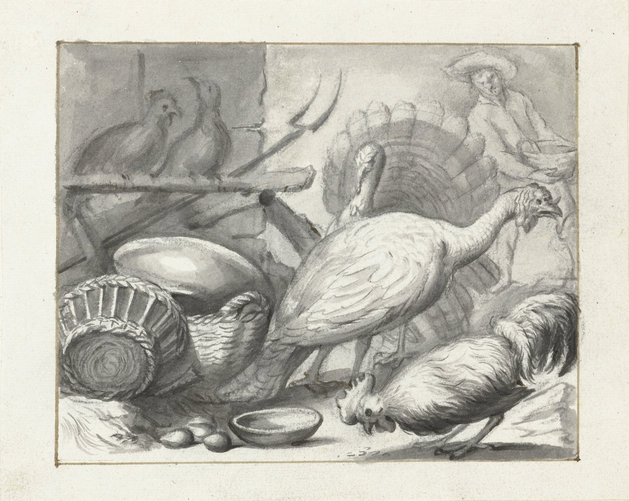 Der verlorene Sohn als Schweinehirt von Moses Ter Borch
