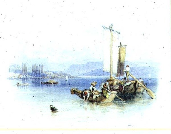 Comer See, Italien von Myles Birket Foster