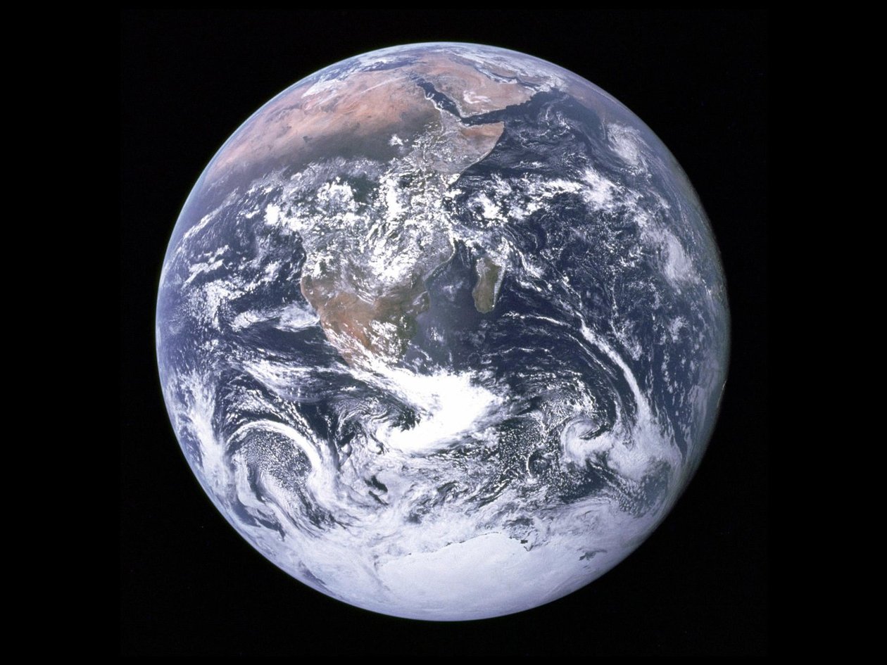 Die blaue Murmel - Erde aus dem Weltraum, 7. Dezember 1972 von NASA Images