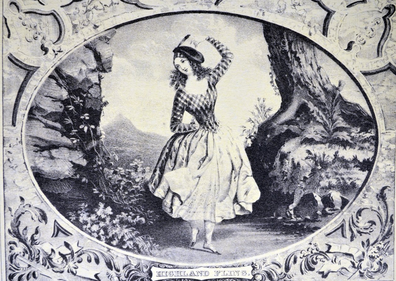 Highland Fling von N. and Ives, J.M. Currier
