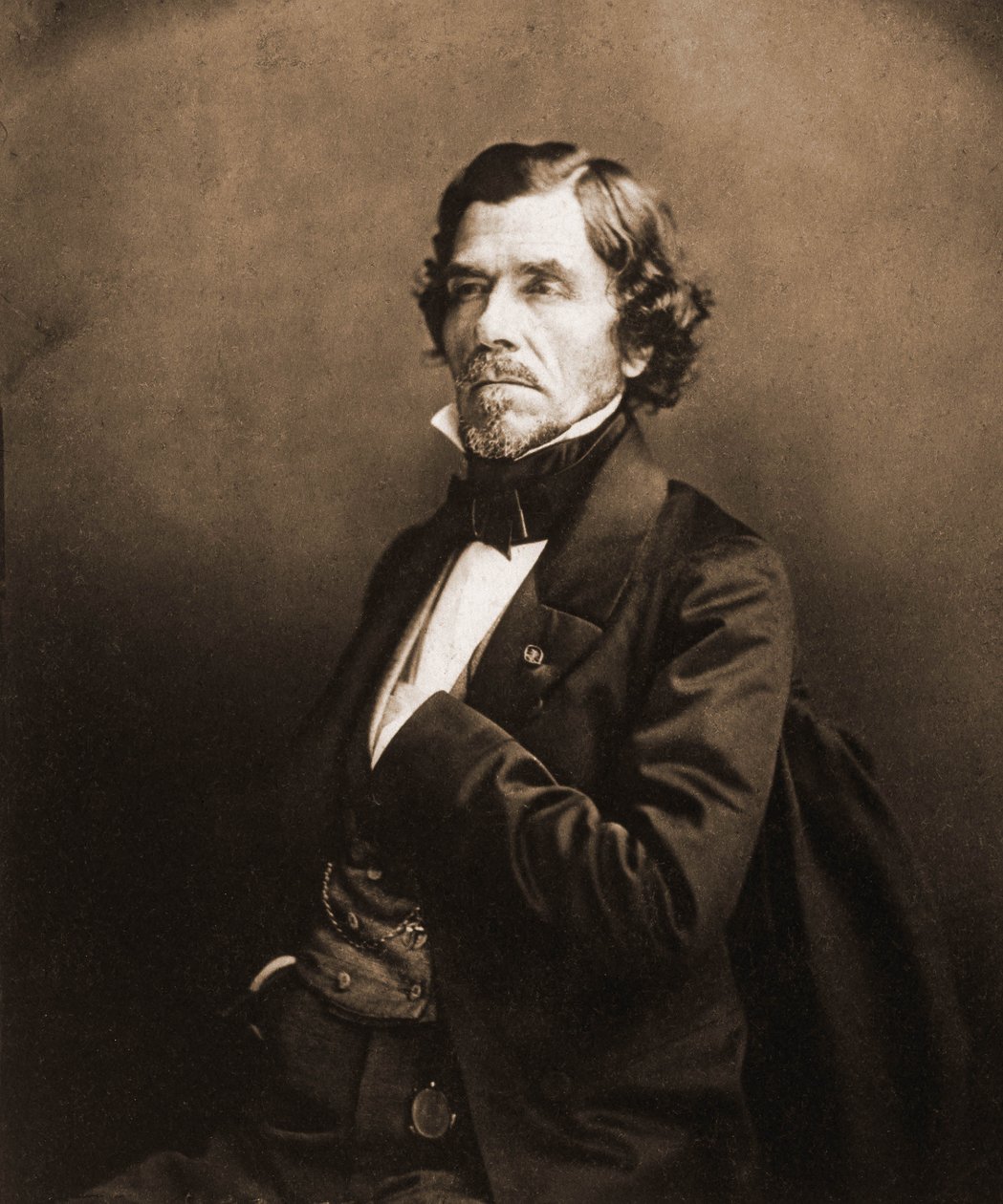 Porträt von Eugene Delacroix, Maler 1798-1863 (Foto) von Nadar