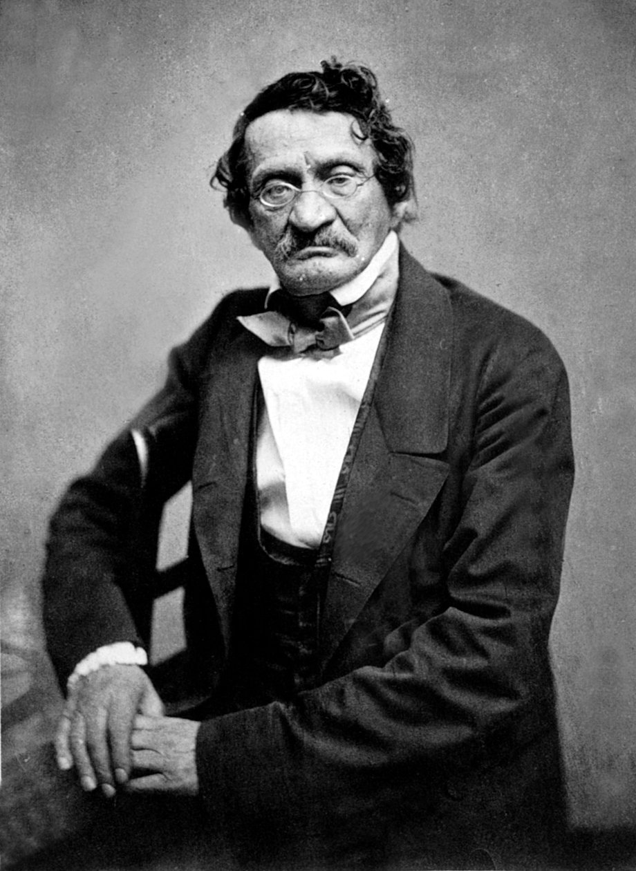 ungarischer Zeichner Moses Saphir, fotografiert von Nadar, ca. 1857 von Nadar