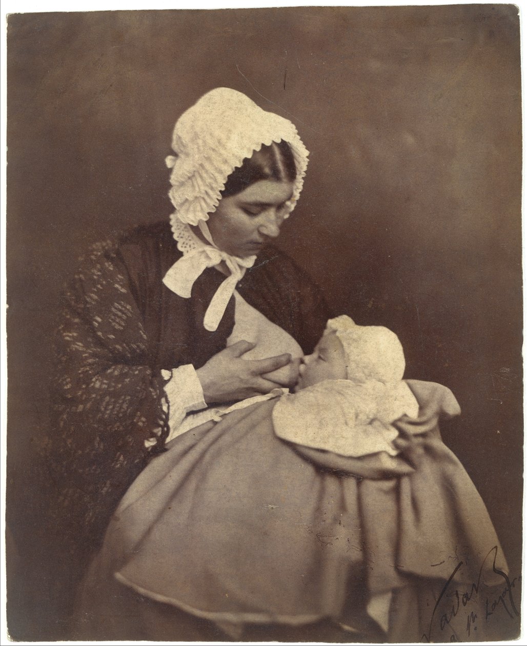 [Paul Nadar an der Brust seiner Amme] von Nadar