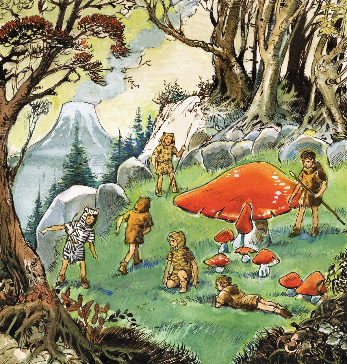 Die verlorenen Jungen, Illustration aus 