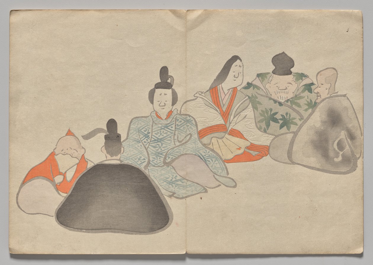 Szene aus dem Kōrin Bilderbuch (Band 2) von Nakamura Hochu