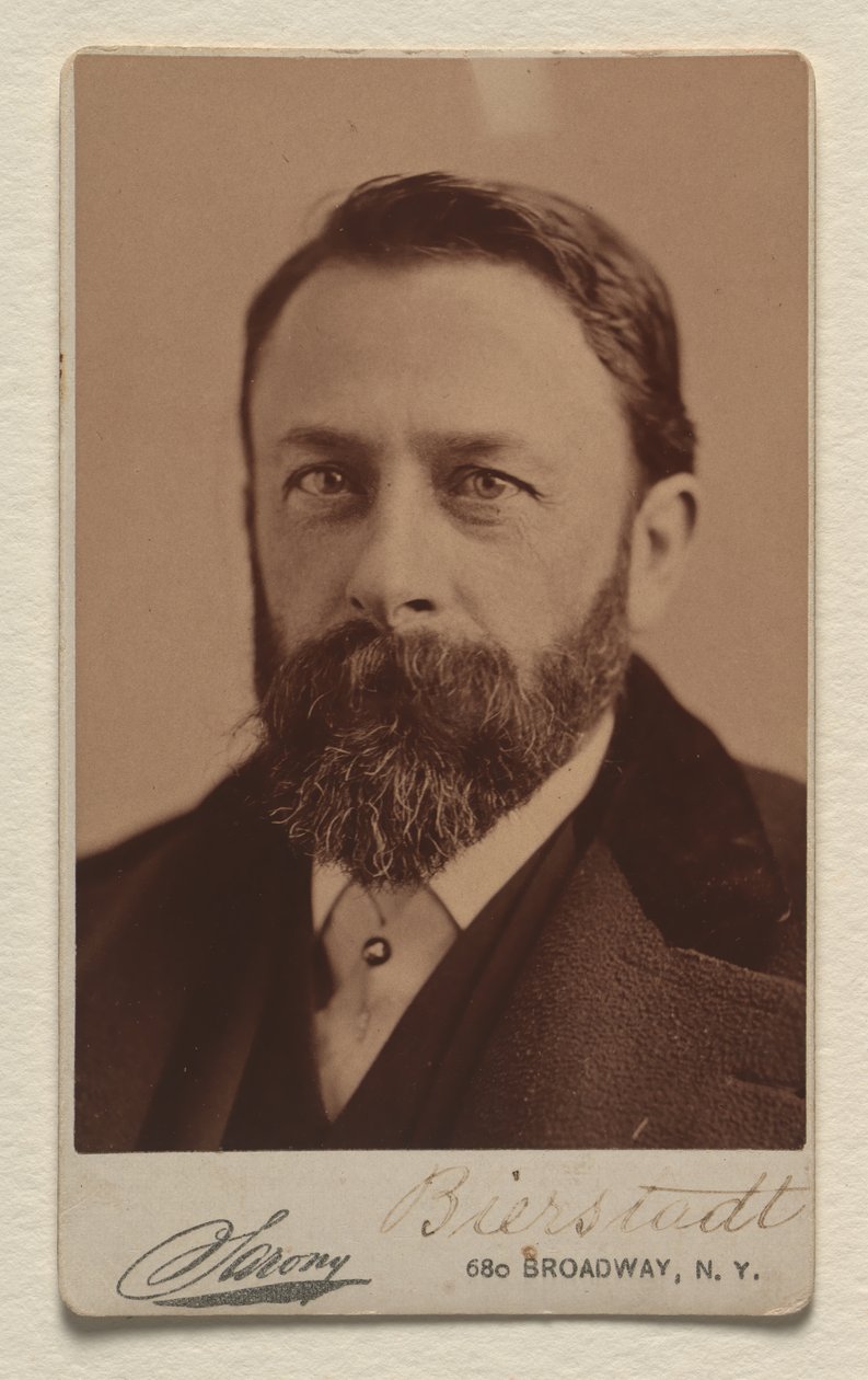 Albert Bierstadt von Napoleon Sarony