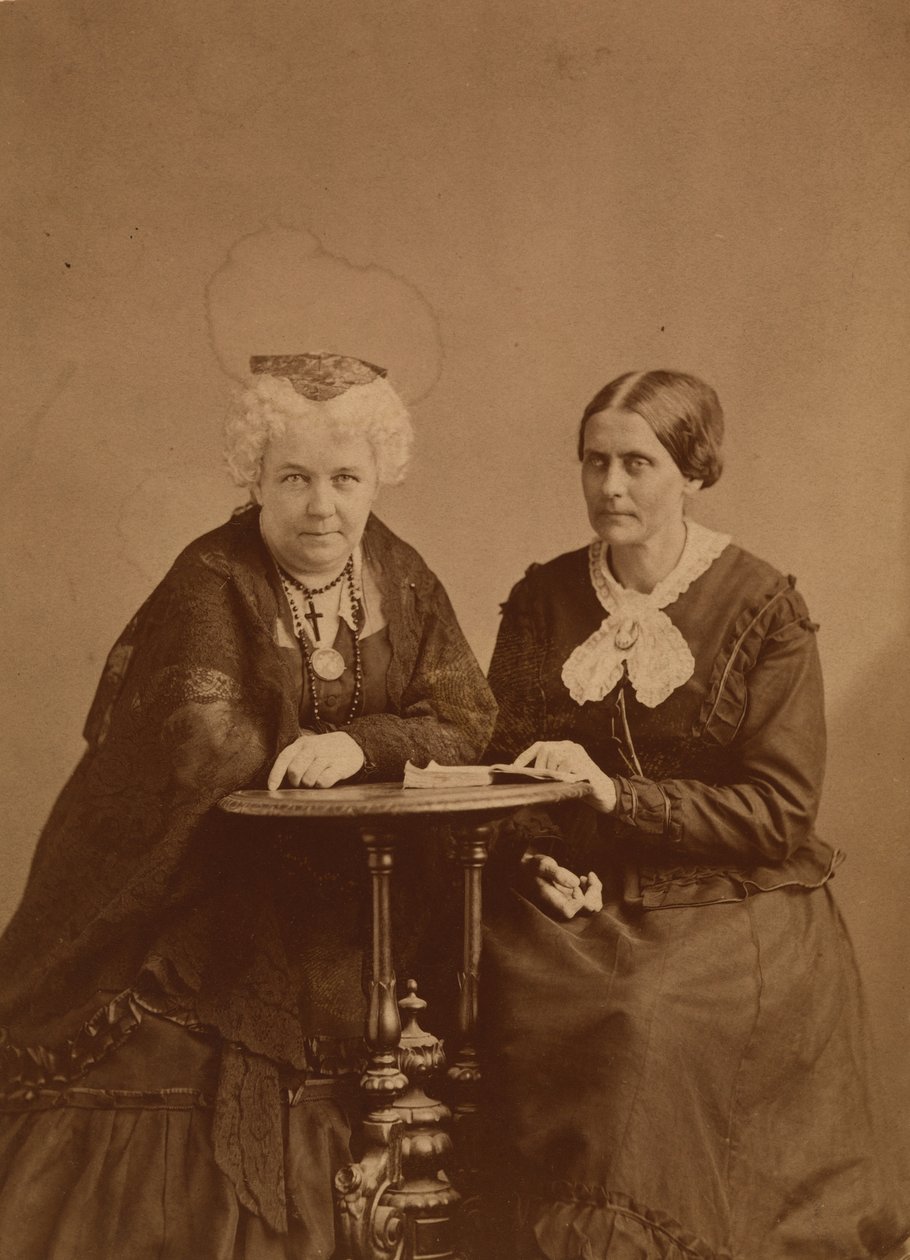 Elizabeth Cady Stanton und Susan B. Anthony von Napoleon Sarony