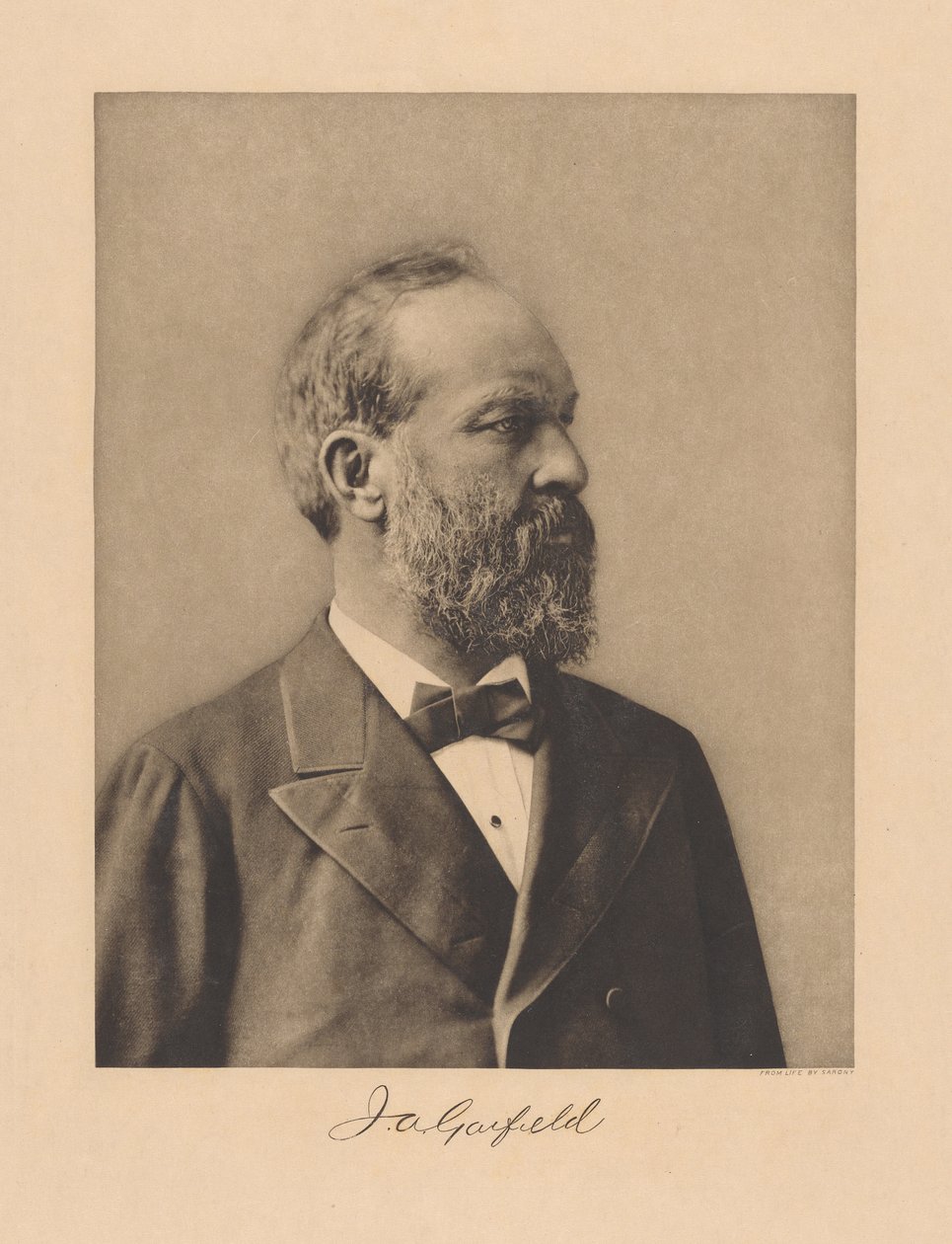 James Garfield von Napoleon Sarony