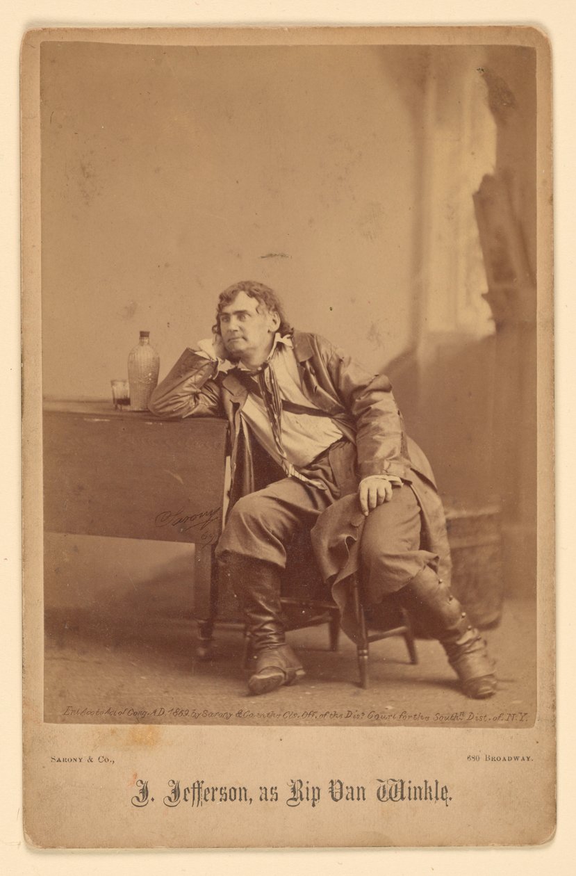 Joseph Jefferson von Napoleon Sarony