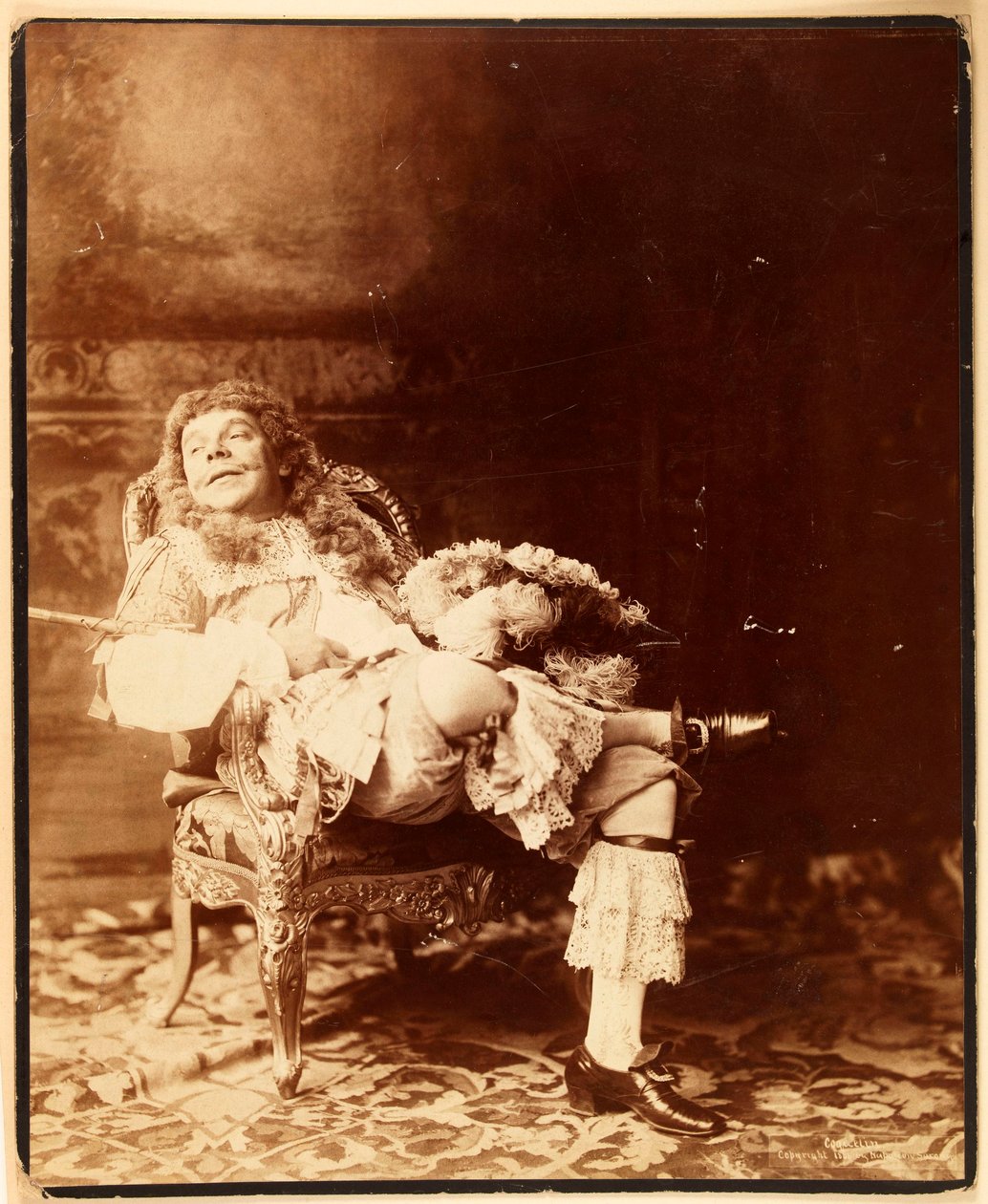 Porträt von Coquelin Ernest, genannt Coquelin cadet (1841-1909), Schauspieler von Napoleon Sarony
