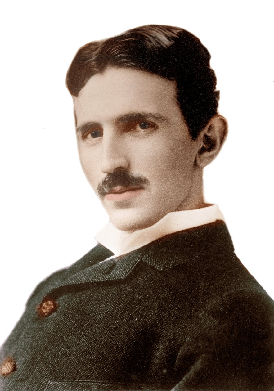Porträt von Nikola Tesla (1856-1943) - Kroatisch-serbischer Ingenieur, Physiker und Erfinder - Fotografie von Napoleon Sarony (1821-1896) 1890 von Napoleon Sarony