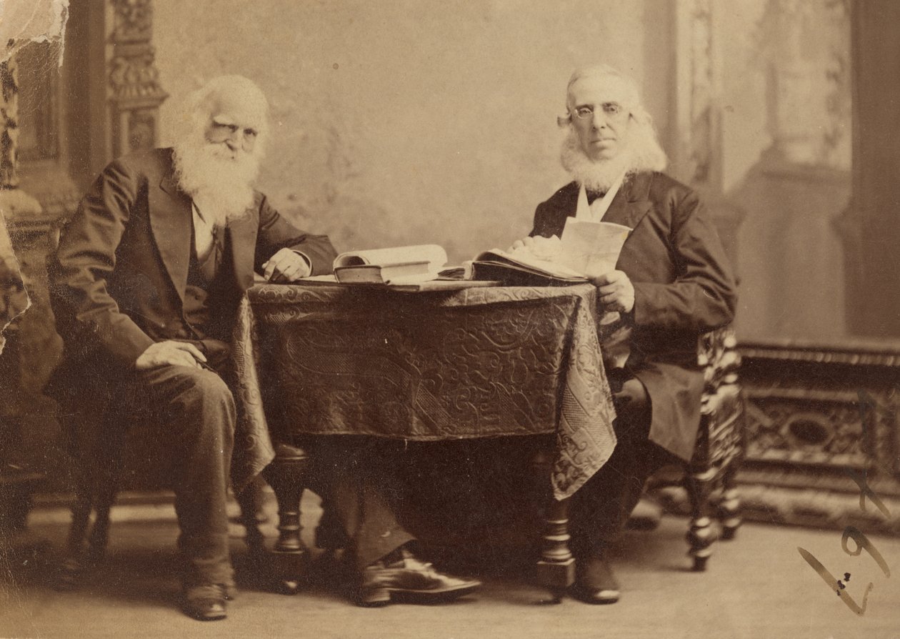 William Cullen Bryant und Peter Cooper von Napoleon Sarony
