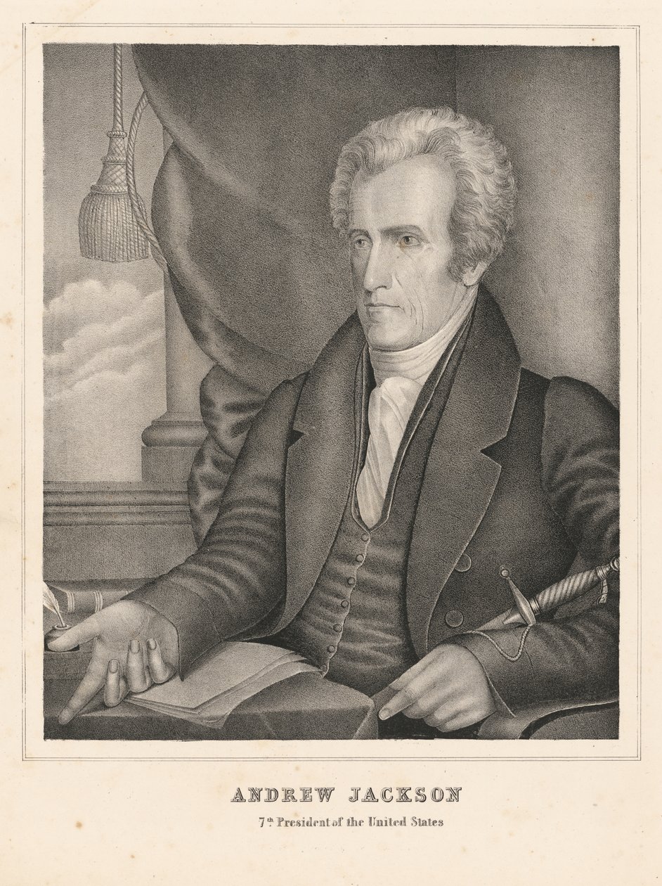 Andrew Jackson von Nathaniel Currier