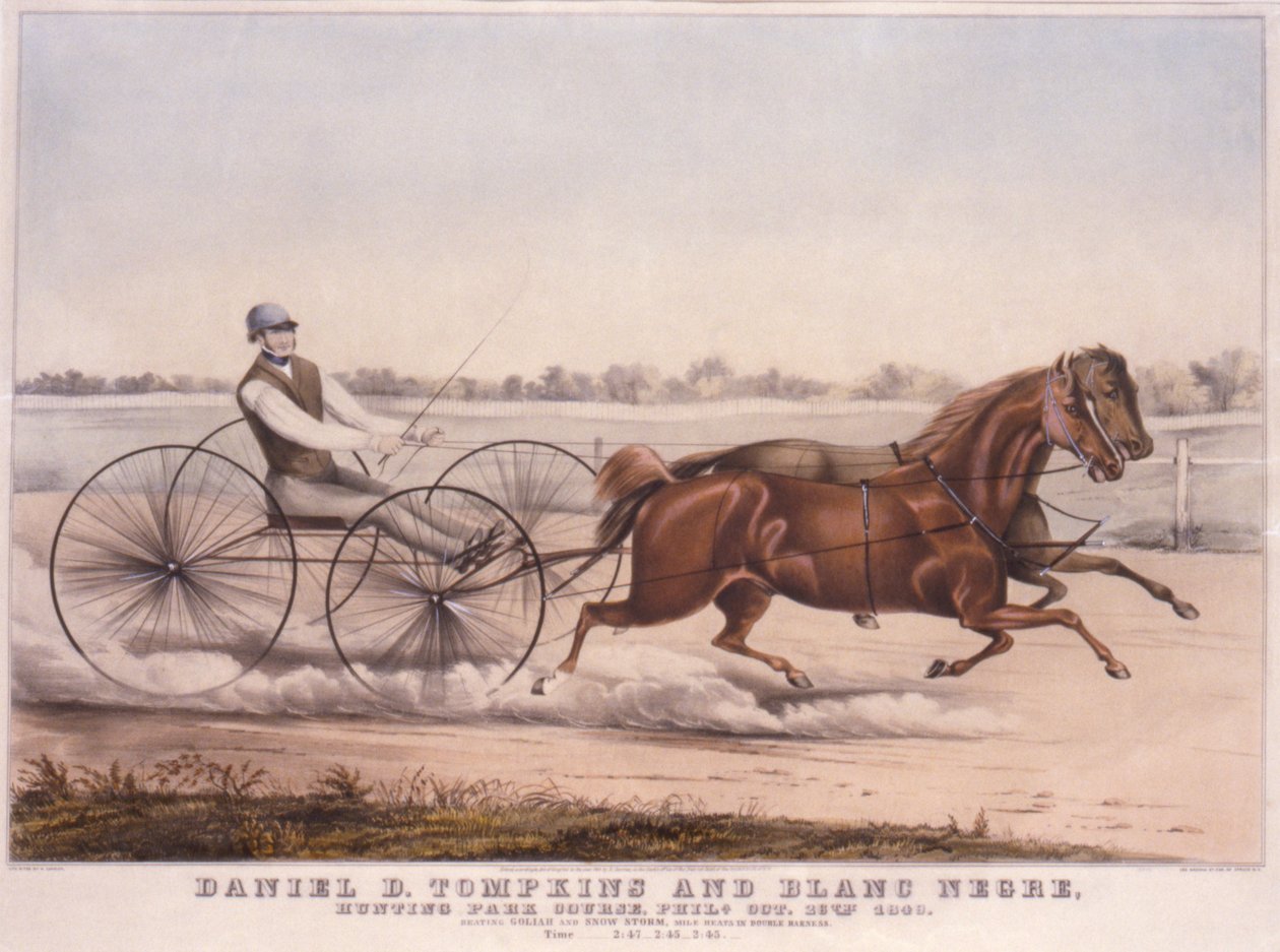 Daniel D. Tompkins und Blanc Negre von Nathaniel Currier