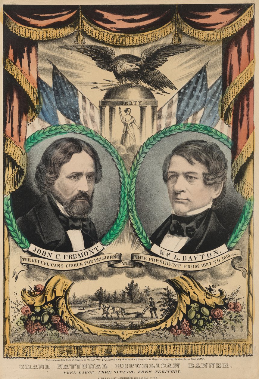 Grand National Republican Banner von Nathaniel Currier