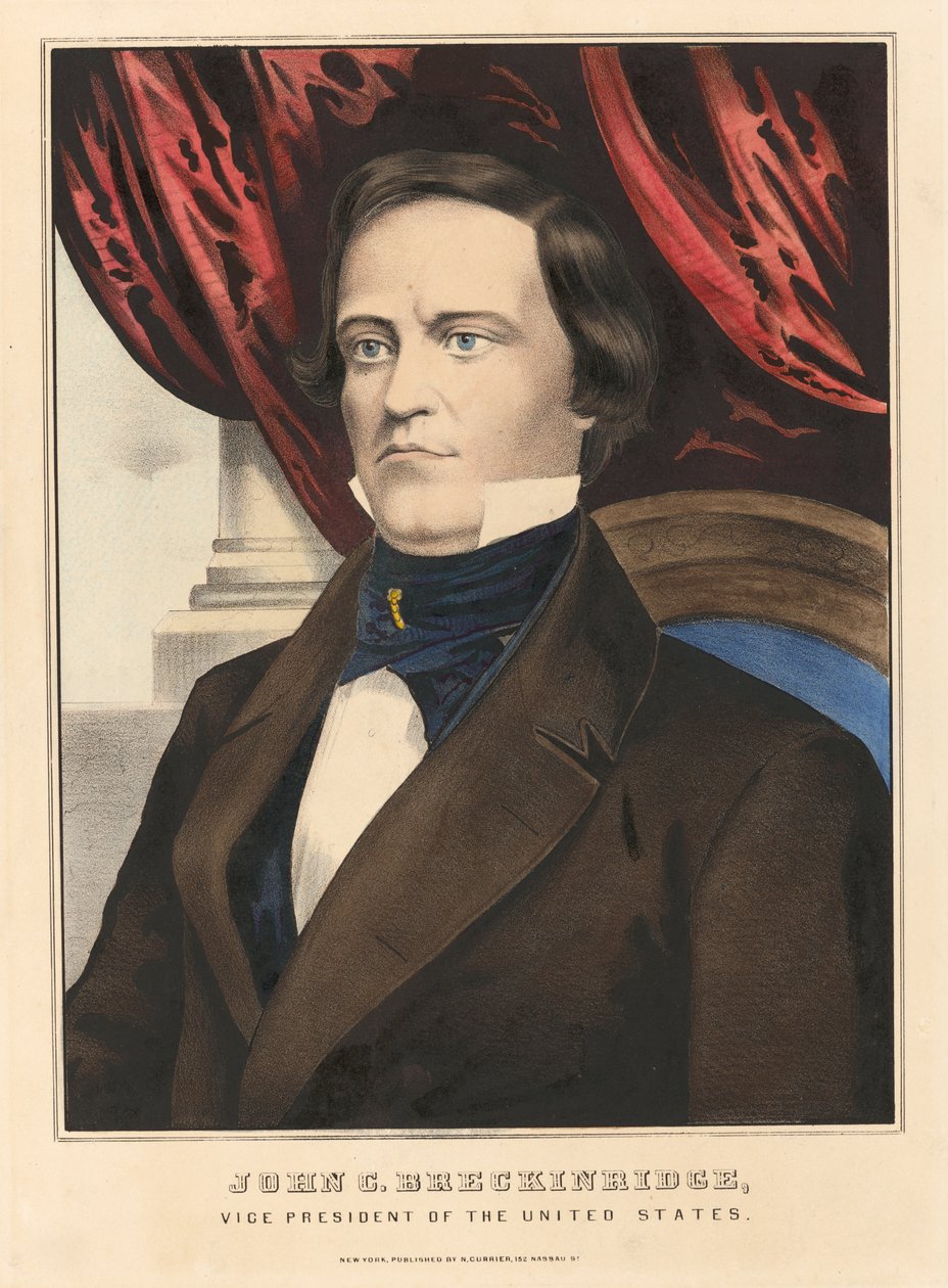 John Cabell Breckinridge von Nathaniel Currier