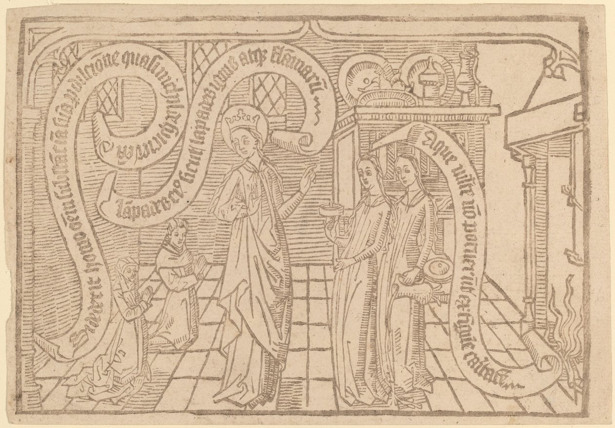 Seite aus "Canticum Canticorum": 2. Ausgabe von Netherlandish 15th Century