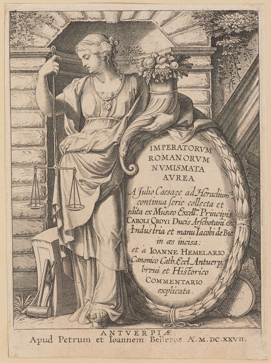 Titelseite für Imperatorvm Romanorvm Nvmismata Avrea von Netherlandish 17th Century after Sir Peter Paul Rubens