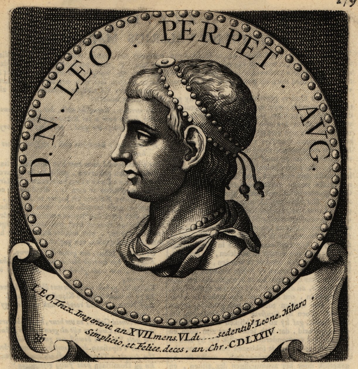 Porträt des römischen Kaisers Leo I. von Netherlandish School
