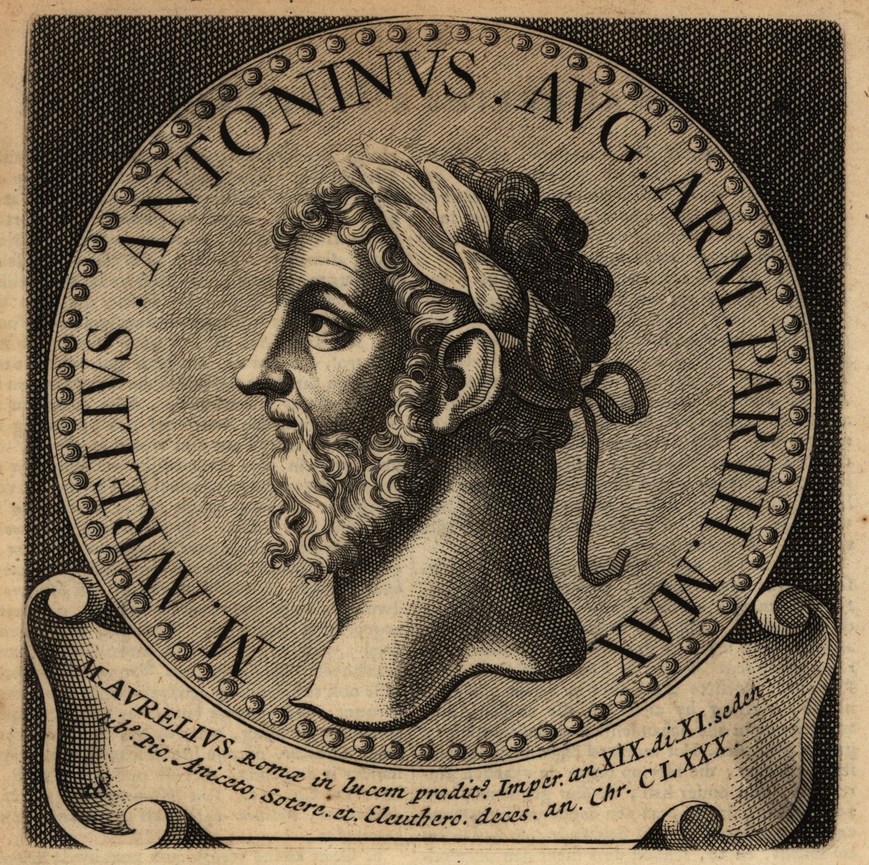 Porträt des römischen Kaisers Marcus Aurelius von Netherlandish School