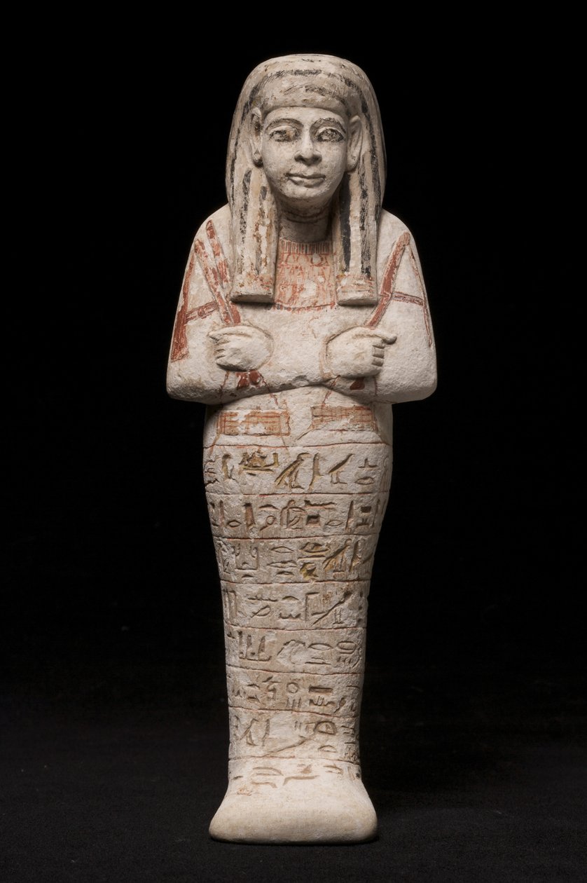 Ushabti für eine Frau namens Wia, Ramessidenzeit von New Kingdom Egyptian