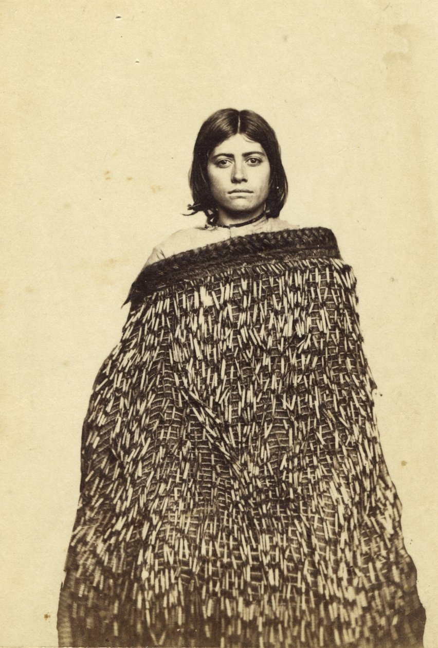 Mina Makata, Halbblut-Maorie von New Zealander Photographer